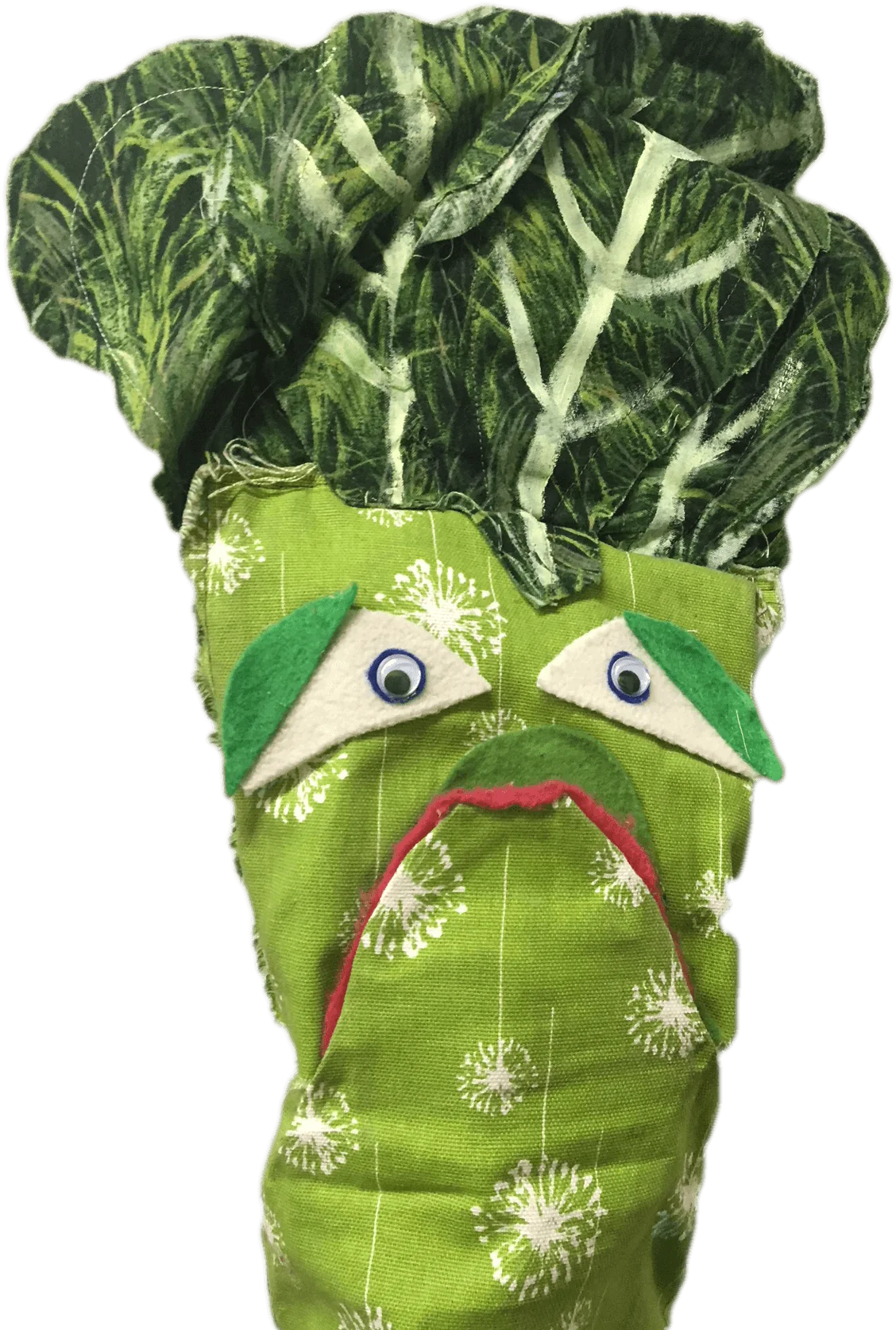 Broccoli puppet